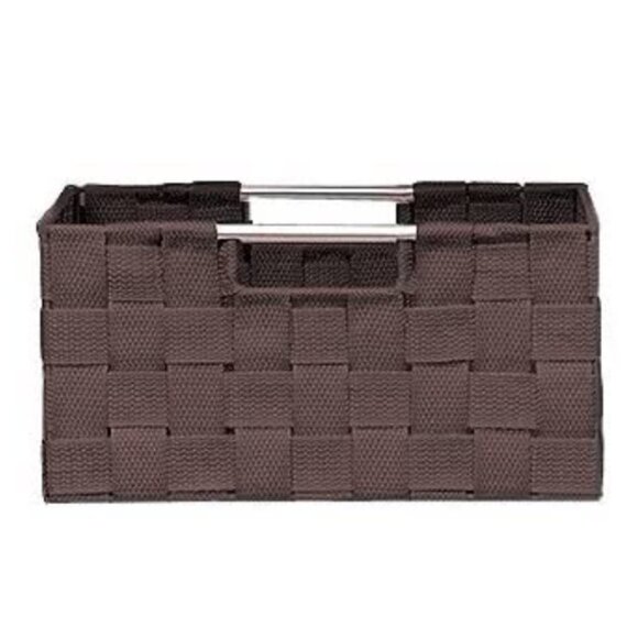 Woven Storage Basket with Built-in Handles - Picture 1 of 9